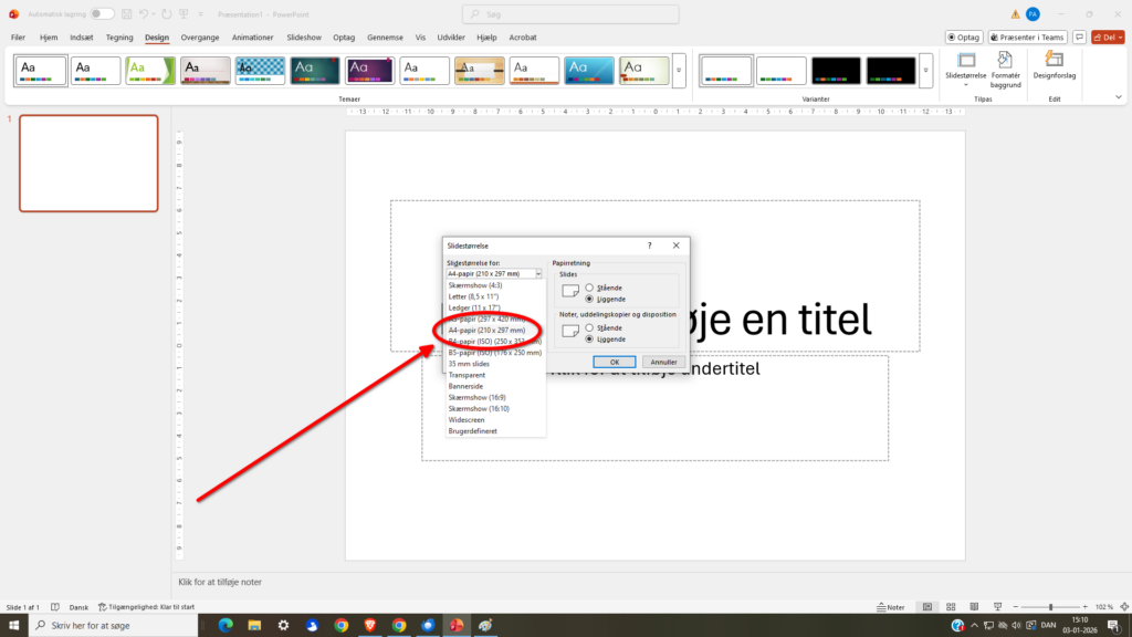print powerpoint power point A4